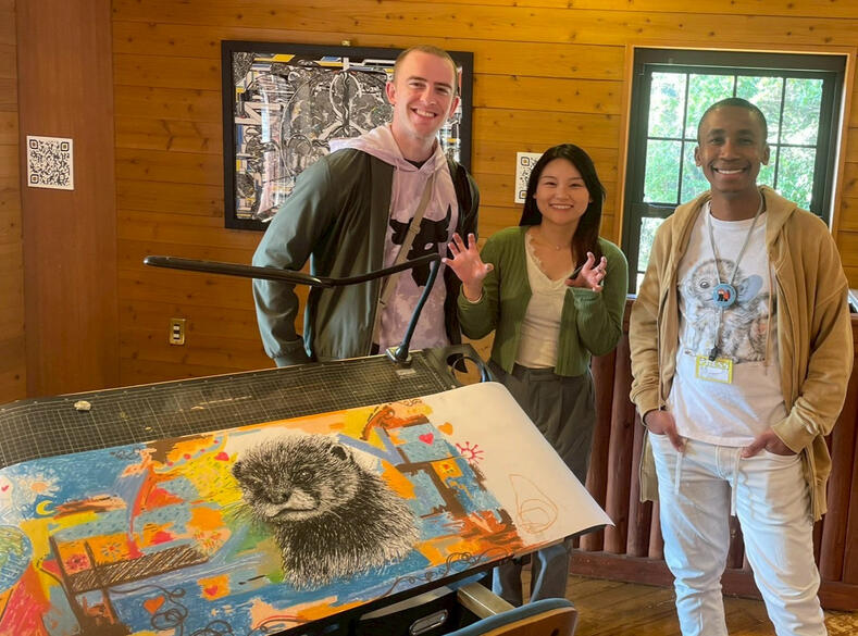 ゲスト 5 と ベビーカワウソ